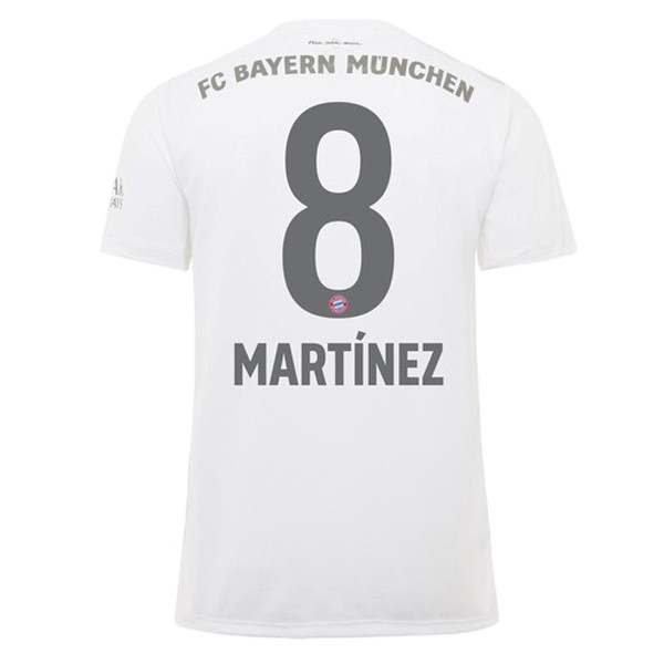 Camiseta Bayern Munich NO.8 Martinez 2ª 2019/20 Blanco
